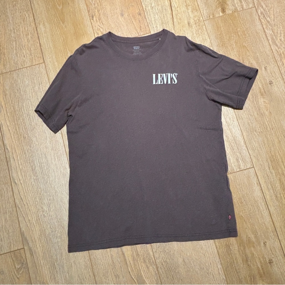Grey Taupe Washed Tee tshirt levis long size medium oversized